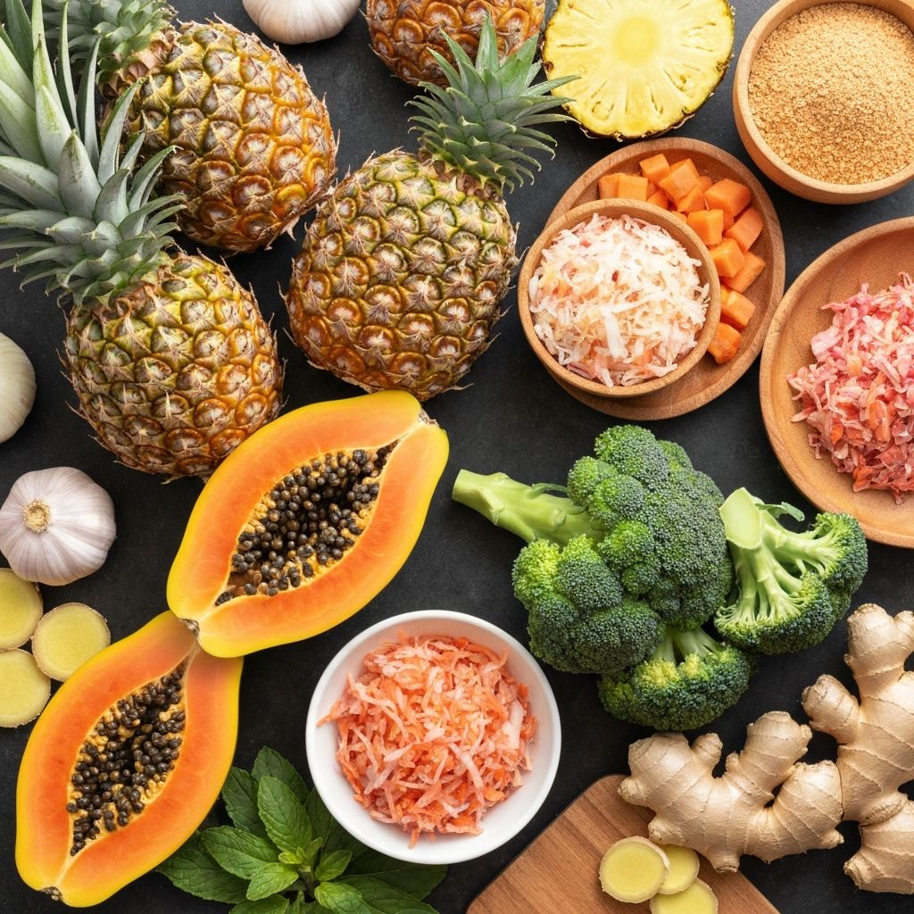 Natural digestive enzyme sources